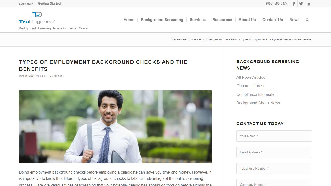 Types of Employment Background Checks and the Benefits